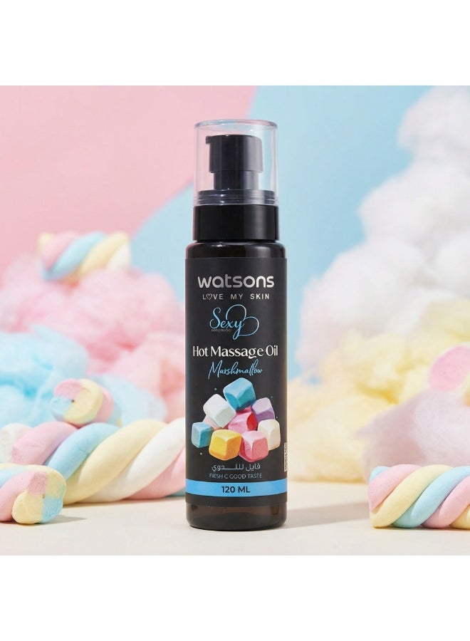 MARSHMALLOW Hot Massage Oil - Special Scent - 120ml